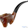 Italian Bent Horse Figural UNSMOKED Estate Pipe