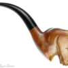 183669f.jpg Italian Bent Horse Figural UNSMOKED Estate Pipe