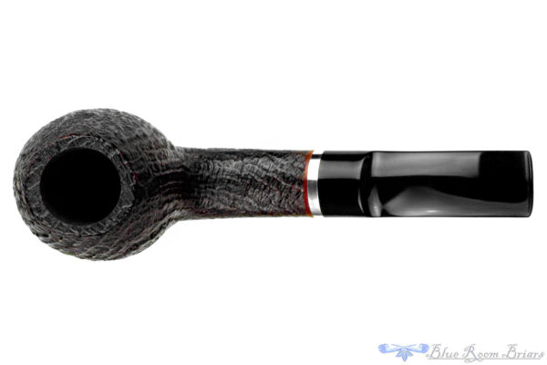 Pipes and Tobacco Magazine 2004 Pipe of the Year (Hans "Former" Nielsen/Tom Eltang) Bent Sandblast Egg with Nickel Estate Pipe