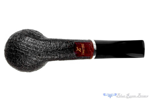 Pipes and Tobacco Magazine 2004 Pipe of the Year (Hans "Former" Nielsen/Tom Eltang) Bent Sandblast Egg with Nickel Estate Pipe
