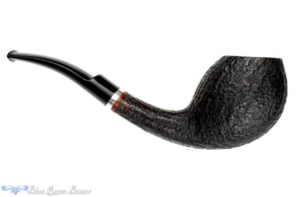 Pipes and Tobacco Magazine 2004 Pipe of the Year (Hans "Former" Nielsen/Tom Eltang) Bent Sandblast Egg with Nickel Estate Pipe
