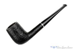 256152a.jpg Georg Jensen 05 Sandblast Billiard with Aluminum Estate Pipe