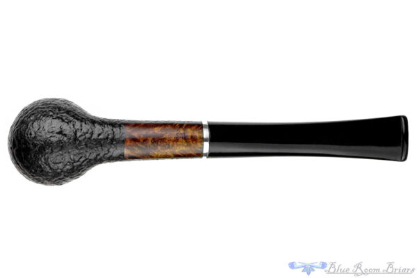 Georg Jensen 05 Sandblast Billiard with Aluminum Estate Pipe