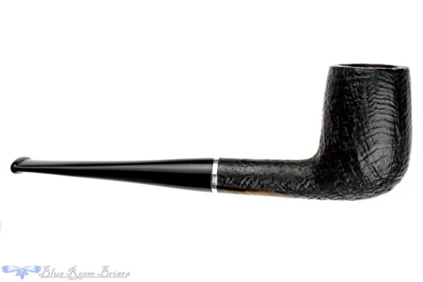 Georg Jensen 05 Sandblast Billiard with Aluminum Estate Pipe